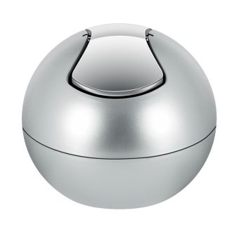 Abfalleimer Spirella Bowl - silver - 1 Liter - Top-Produkte: Wäschekörbe, Duschvorhänge, WC-Deckel, Seifenspender, Duschbrausen, Badezimmerteppiche & mehr - Top-Marken: Spirella, Laufen, Diaqua, Hansrohe, Kleine Wolke & Co. - Fehr Badshop Schweiz