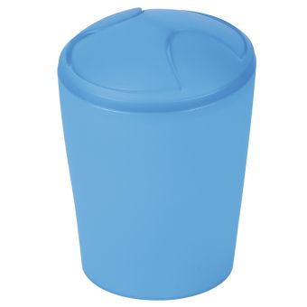 Abfalleimer Spirella Move - frosty blue - 5 Liter - Top-Produkte: Wäschekörbe, Duschvorhänge, WC-Deckel, Seifenspender, Duschbrausen, Badezimmerteppiche & mehr - Top-Marken: Spirella, Laufen, Diaqua, Grohe, Kleine Wolke & Co. - Fehr Badshop Schweiz