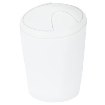 Abfalleimer Spirella Move - white - 5 Liter - Top-Produkte: Wäschekörbe, Duschvorhänge, WC-Deckel, Seifenspender, Duschbrausen, Badezimmerteppiche & mehr - Top-Marken: Spirella, Laufen, Diaqua, Grohe, Geberit , Kleine Wolke & Co. - Fehr Badshop Schweiz