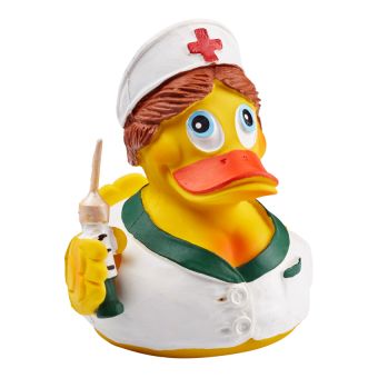 Badeente Diaqua Krankenschwester aus Naturkautschuk - Top-Produkte: Wäschekörbe, Duschvorhänge, WC-Deckel, Seifenspender, Duschbrausen, Badezimmerteppiche & mehr - Top-Marken: Spirella, Laufen, Diaqua, Grohe, Kleine Wolke & Co. - Fehr Badshop Schweiz