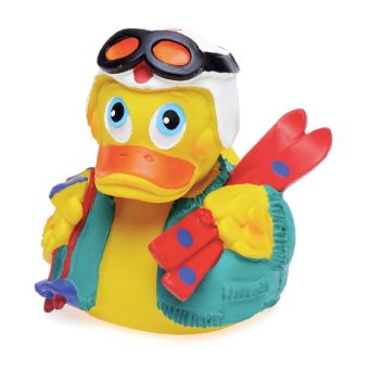 Badeente Diaqua Skifahrer aus Naturkautschuk - Top-Produkte: Wäschekörbe, Duschvorhänge, WC-Deckel, Seifenspender, Duschbrausen, Badezimmerteppiche & mehr - Top-Marken: Spirella, Laufen, Diaqua, Grohe, Geberit , Kleine Wolke & Co. - Fehr Badshop Schweiz