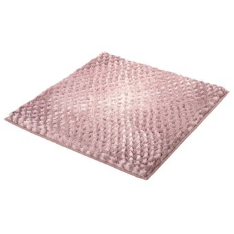 Badteppich Kleine Wolke Cory - old rose - 60 x 60 cm - Top-Produkte: Wäschekörbe, WC-Deckel, Duschvorhänge, Duschbrausen, Schminkspiegel & mehr - Marken: Spirella, Wenko, Sanilo, Hansgrohe, Geberit, Diaqua, Laufen & Co. - Fehr Badshop Schweiz