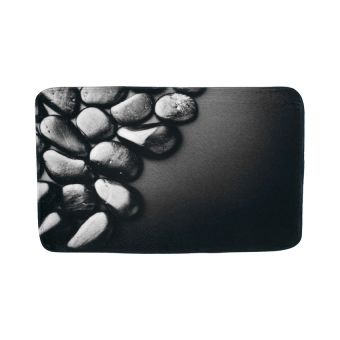 Badematte Sanilo Hot Stones - dunkelgrau - 50 x 80 cm - Top-Produkte: Wäschekörbe, WC-Deckel, Duschvorhänge, Duschbrausen, Badezimmerteppiche & mehr - Marken: Spirella, Wenko, Hansgrohe, Geberit, Kleine Wolke, Diaqua, Laufen & Co. - Fehr Badshop Schweiz