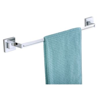 Badetuchstange Wenko Uno Quadro Vacuum-Loc, Befestigung ohne bohren, Edelstahl rostfrei, 60,5 cm - Top-Produkte: Wäschekörbe, Duschvorhänge, WC-Deckel, Seifenspender, Duschbrausen & mehr - Top-Marken: Spirella, Laufen, Diaqua & Co. - Fehr Badshop Schweiz