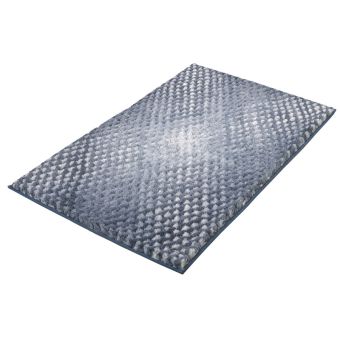 Badteppich Kleine Wolke Cory - navy - 70 x 120 cm - Top-Produkte: Wäschekörbe, WC-Deckel, Duschvorhänge, Duschbrausen, Badezimmerteppiche, Badmöbel & mehr - Marken: Spirella, Kleine Wolke, Hansgrohe, Geberit, Diaqua, Laufen & Co - Fehr Badshop Schweiz