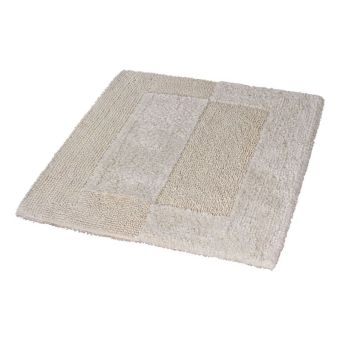 Badteppich Kleine Wolke Eco Living Havanna, mit Wendeoptik - natur - 55 x 65 cm - Top-Produkte: Wäschekörbe, WC-Deckel, Duschvorhänge, Duschbrausen & mehr - Marken: Spirella, Sanilo, Wenko, Hansgrohe, Geberit & Co. - Fehr Badshop Schweiz
