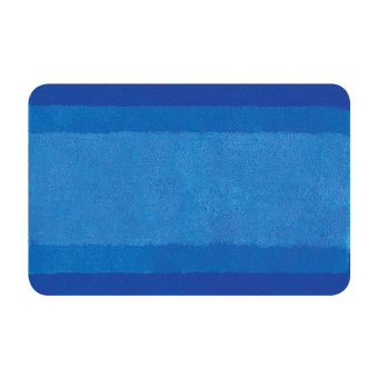 Badteppich Spirella Balance - blue - 60 x 90 cm - Top-Produkte: Wäschekörbe, WC-Deckel, WC-Bürsten, Duschbrausen, Duschvorhänge, Badezimmerteppiche & mehr - Top-Marken: Kleine Wolke, Sanilo, Wenko, Hansgrohe, Geberit, Laufen & Co. - Fehr Badshop Schweiz