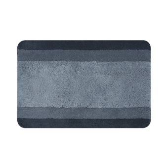 Badteppich Spirella Balance - grey - 55 x 65 cm - Top-Produkte: Wäschekörbe, WC-Deckel, Duschbrausen, Duschvorhänge, WC-Bürsten, Badezimmerteppiche, Badmöbel & mehr - Top-Marken: Spirella, Wenko, Laufen, Sanilo, Geberit, Grohe & Co - Fehr Badshop Schweiz
