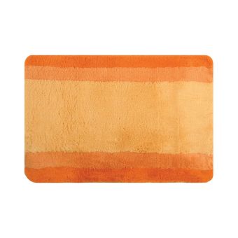 Badteppich Spirella Balance - orange - 55 x 65 cm - Top-Produkte: Wäschekörbe, WC-Deckel, Duschbrausen, Duschvorhänge, WC-Bürsten, Badezimmerteppiche, Badmöbel & mehr - Top-Marken: Spirella, Wenko, Laufen, Sanilo, Geberit, Grohe & Co - Fehr Badshop Schwei