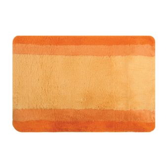 Badteppich Spirella Balance - orange - 60 x 90 cm - Top-Produkte: Wäschekörbe, WC-Deckel, Duschbrausen, Duschvorhänge, WC-Bürsten, Badezimmerteppiche, Badmöbel & mehr - Top-Marken: Spirella, Wenko, Laufen, Sanilo, Geberit, Grohe & Co - Fehr Badshop Schwei