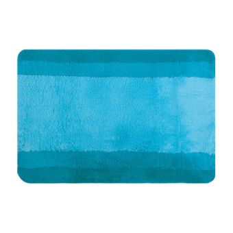 Badteppich Spirella Balance - turquoise - 60 x 90 cm - Top-Produkte: Wäschekörbe, WC-Deckel, WC-Bürsten, Duschbrausen, Badezimmerteppiche & mehr - Top-Marken: Kleine Wolke, Wenko, Hansgrohe, Sanilo, Geberit, Laufen & Co. - Fehr Badshop Schweiz