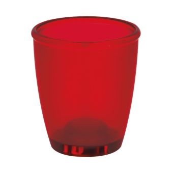 Mundspülbecher Spirella Toronto - red - Top-Produkte: Wäschekörbe, WC-Deckel, Duschbrausen, Duschvorhänge, WC-Bürsten, Badezimmerteppiche, Badmöbel & mehr - Top-Marken: Spirella, Wenko, Kleine Wolke, Laufen, Geberit, Grohe & Co - Fehr Badshop Schweiz