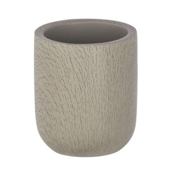 Mundspülbecher Wenko Joy aus Zement, taupe - Top-Produkte: Wäschekörbe, Duschvorhänge, WC-Deckel, Seifenspender, Duschbrausen, Badezimmerteppiche & mehr - Top-Marken: Spirella, Laufen, Diaqua, Hansgrohe, Geberit , Kleine Wolke & Co. - Fehr Badshop Schweiz