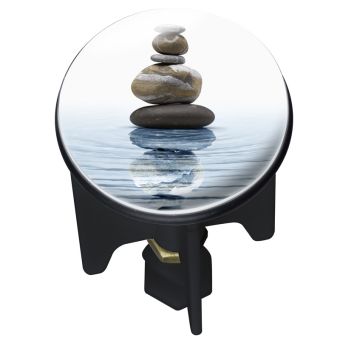 Waschbecken-Stöpsel Wenko Meditation - Top-Produkte: Wäschekörbe, Duschvorhänge, WC-Deckel, Seifenspender, Duschbrausen, Badezimmerteppiche & mehr - Top-Marken: Spirella, Laufen, Diaqua, Hansgrohe, Geberit , Kleine Wolke & Co. - Fehr Badshop Schweiz