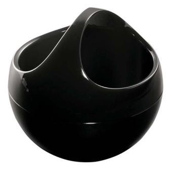 Kosmetikbehälter Spirella Bowl Make-up - schwarz