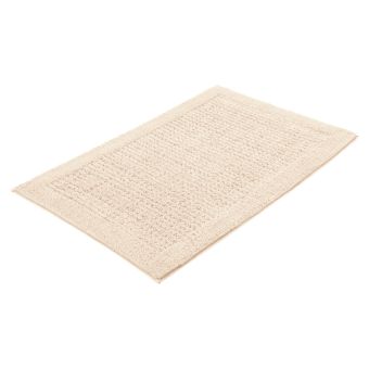 Badteppich Kleine Wolke Net - natur - 60 x 90 cm - Top-Produkte: Wäschekörbe, WC-Deckel, Duschvorhänge, Duschbrausen, Badezimmerteppiche & mehr - Marken: Spirella, Wenko, Hansgrohe, Geberit, Diaqua, Laufen & Co. - Fehr Badshop Schweiz