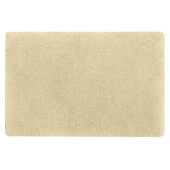 Badteppich Spirella Fino (superflauschig) - beige - 60 x 90 cm - Top-Produkte: Wäschekörbe, WC-Deckel, Badezimmerteppiche, Duschvorhänge, Duschbrausen, Badmöbel & mehr - Top-Marken: Kleine Wolke, Wenko, Geberit, Hansgrohe & Co - Fehr Badshop Schweiz