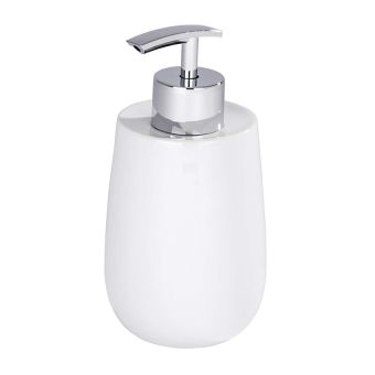 Seifenspender Wenko Malta aus Keramik, weiss - Top-Produkte: Wäschekörbe, Duschvorhänge, WC-Deckel, Seifenspender, Duschbrausen, Badezimmerteppiche & mehr - Top-Marken: Spirella, Laufen, Diaqua, Grohe, Geberit , Kleine Wolke & Co. - Fehr Badshop Schweiz