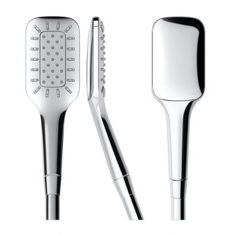 Handbrause Similor MyCity100 in Chrom - wassersparend - passend zu allen Standard-Brauseschläuchen - Fehr Badshop Schweiz