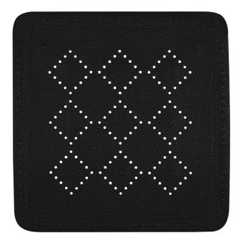 Spirella Duschwanneneinlage Alaska schwarz 55 × 55 cm - rutschfest durch starke Saugnäpfe - Fehr Badshop Schweiz