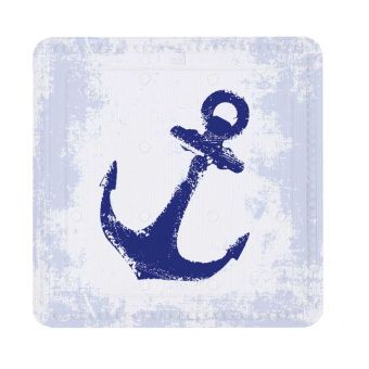 Duschwanneneinlage Kleine Wolke Anchor - dunkelblau - 55 x 55 cm - Top-Produkte: Wäschekörbe, WC-Deckel, WC-Bürsten, Duschvorhänge, Duschbrausen & mehr - Top-Marken: Spirella, Sanilo, Wenko, Hansgrohe, Geberit, Laufen, & Co. - Fehr Badshop Schweiz