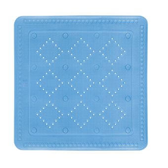 Duschwanneneinlage Kleine Wolke Arosa - blau - 55 x 55 cm - Top-Produkte: Wäschekörbe, Duschvorhänge, WC-Deckel, Duschbrausen, Badezimmerteppiche & mehr - Top-Marken: Spirella, Laufen, Diaqua, Grohe, Geberit , Kleine Wolke & Co. - Fehr Badshop Schweiz