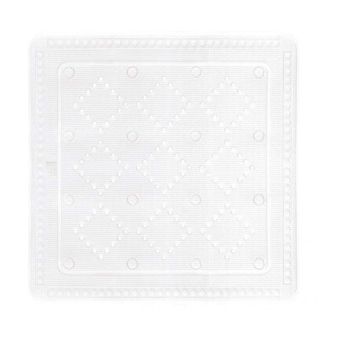 Duschwanneneinlage Kleine Wolke Arosa - weiss - 55 x 55 cm - Top-Produkte: Wäschekörbe, Duschvorhänge, WC-Deckel, Duschbrausen, Badezimmerteppiche & mehr - Top-Marken: Spirella, Laufen, Diaqua, Grohe, Geberit , Kleine Wolke & Co. - Fehr Badshop Schweiz