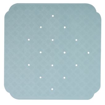 Duschwanneneinlage Spirella Ruby hellblau - 53x53 cm - aus Natur-Kautschuk rutschfest - Fehr Badshop Schweiz