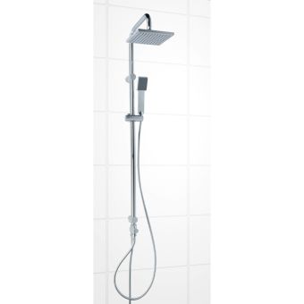 Duschsystem Diaqua Janus, Umbau-Set, verchromt - Top-Produkte: Wäschekörbe, Duschvorhänge, WC-Deckel, Seifenspender, Duschbrausen, Badezimmerteppiche & mehr - Top-Marken: Spirella, Laufen, Diaqua, Grohe, Geberit , Kleine Wolke & Co. - Fehr Badshop Schweiz