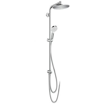 Hansgrohe Duschsystem Crometta S 240 1jet Reno EcoSmart - Umbau-Set - Top-Produkte: Wäschekörbe, Duschvorhänge, WC-Deckel, Seifenspender, Duschbrausen & mehr - Top-Marken: Spirella, Laufen, Diaqua, Grohe & Co. - Fehr Badshop Schweiz