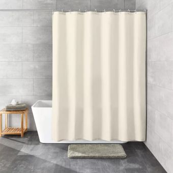 Plastik-Duschvorhang Kleine Wolke Eco Living Uno - 180 x 200 cm - Top-Produkte: Wäschekörbe, WC-Deckel, Duschvorhänge, Duschbrausen, Badezimmerteppiche & mehr - Marken: Spirella, Sanilo, Wenko, Hansgrohe, Geberit, Diaqua, Laufen & Co. - Fehr Badshop Schwe