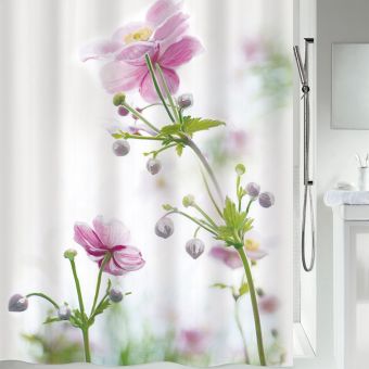 Spirella Duschvorhang Anemone - Top-Produkte: Wäschekörbe, WC-Deckel, WC-Bürsten, Badezimmerteppiche, Duschvorhänge, Duschbrausen & mehr - Top-Marken: Kleine Wolke, Wenko, Möve, Hansgrohe, Laufen, Geberit & Co - Fehr Badshop Schweiz