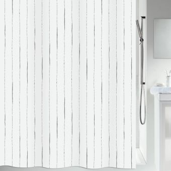 Spirella Duschvorhang Alina - 120 x 200 cm - Top-Produkte: Wäschekörbe, WC-Deckel, Badezimmerteppiche, Duschvorhänge, Duschbrausen, Badmöbel & mehr - Top-Marken: Kleine Wolke, Wenko, Geberit, Hansgrohe & Co - Fehr Badshop Schweiz