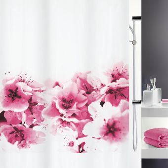 Spirella Duschvorhang Amanda - Top-Produkte: Wäschekörbe, Duschvorhänge, WC-Deckel, Seifenspender, Duschbrausen, Badezimmerteppiche & mehr - Top-Marken: Spirella, Laufen, Diaqua, Hansgrohe, Geberit , Kleine Wolke & Co. - Fehr Badshop Schweiz