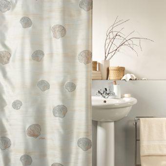 Spirella Duschvorhang Atlantis - 240 x 180 cm - Top-Produkte: Wäschekörbe, WC-Deckel, Badezimmerteppiche, Duschvorhänge, Duschbrausen, Badmöbel & mehr - Top-Marken: Kleine Wolke, Wenko, Geberit, Hansgrohe & Co - Fehr Badshop Schweiz