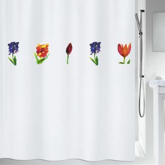 Spirella Duschvorhang Mano - 240 x 180 cm - Top-Produkte: Wäschekörbe, WC-Deckel, WC-Bürsten, Badezimmerteppiche, Duschvorhänge, Duschbrausen & mehr - Top-Marken: Kleine Wolke, Wenko, Möve, Hansgrohe, Laufen, Geberit & Co - Fehr Badshop Schweiz