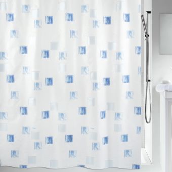 Spirella Duschvorhang Milano - 180 x 200 cm - Top-Produkte: Wäschekörbe, WC-Deckel, Badezimmerteppiche, Duschvorhänge, Duschbrausen, Badmöbel & mehr - Top-Marken: Kleine Wolke, Spirella, Wenko, Geberit, Hansgrohe & Co - Fehr Badshop Schweiz