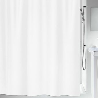 Textil-Duschvorhang Spirella Securitas - 240 x 180 cm - Top-Produkte: Wäschekörbe, Duschvorhänge, WC-Deckel, Seifenspender, Duschbrausen, Badezimmerteppiche & mehr - Top-Marken: Spirella, Laufen, Diaqua, Grohe, Kleine Wolke & Co. - Fehr Badshop Schweiz