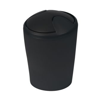 Abfalleimer Spirella Move - black - 2 Liter - Top-Produkte: Wäschekörbe, Duschvorhänge, WC-Deckel, Seifenspender, Duschbrausen, Badezimmerteppiche & mehr - Top-Marken: Spirella, Laufen, Diaqua, Grohe, Geberit , Kleine Wolke & Co. - Fehr Badshop Schweiz