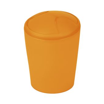 Abfalleimer Spirella Move - frosty orange - 2 Liter - Top-Produkte: Wäschekörbe, Duschvorhänge, WC-Deckel, Seifenspender, Duschbrausen, Badezimmerteppiche & mehr - Top-Marken: Spirella, Laufen, Diaqua, Grohe, Kleine Wolke & Co. - Fehr Badshop Schweiz