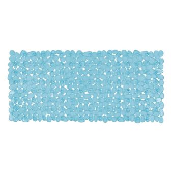 Badewanneneinlage Spirella Riverstone - hellblau - 75 x 36 cm - Top-Produkte: Wäschekörbe, WC-Deckel, WC-Bürsten, Duschbrausen, Duschvorhänge, Badteppiche & mehr - Top-Marken: Kleine Wolke, Wenko, Hansgrohe, Geberit, Laufen & Co. - Fehr Badshop Schweiz