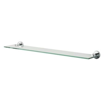 Glasablage Spirella Atlantic aus Metall - 40 cm - Top-Produkte: Wäschekörbe, Duschvorhänge, WC-Deckel, Seifenspender, Duschbrausen, Badezimmerteppiche & mehr - Top-Marken: Spirella, Laufen, Diaqua, Grohe, Kleine Wolke & Co. - Fehr Badshop Schweiz