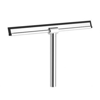 Glaswischer Bodenschatz aus Messing verchromt & Kunststoff, 24 cm - Top-Produkte: Wäschekörbe, Duschvorhänge, WC-Deckel, Seifenspender, Duschbrausen, Badteppiche & mehr - Top-Marken: Spirella, Laufen, Diaqua, Grohe & Co. - Fehr Badshop Schweiz