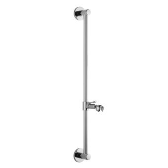 KWC Duschgleitstange FIT mit runden Rosetten - 110 cm - Top-Produkte: Wäschekörbe, Duschvorhänge, WC-Deckel, Seifenspender, Duschbrausen, Badteppiche & mehr - Top-Marken: Spirella, Laufen, Diaqua, Grohe & Co. - Fehr Badshop Schweiz