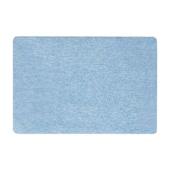 Badteppich Spirella Gobi - hellblau - 60 x 90 cm - weiche, rutschfeste Badematte mit meliertem Flor für gemütliche Wohlfühlmomente im Badezimmer - Fehr Badshop Schweiz