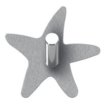 Klebehaken Kleine Wolke Star aus Edelstahl, Set zu 2 Stück - Top-Produkte: Wäschekörbe, Duschvorhänge, WC-Deckel, Duschbrausen, Badezimmerteppiche & mehr - Top-Marken: Spirella, Laufen, Diaqua, Grohe, Geberit , Kleine Wolke & Co. - Fehr Badshop Schweiz