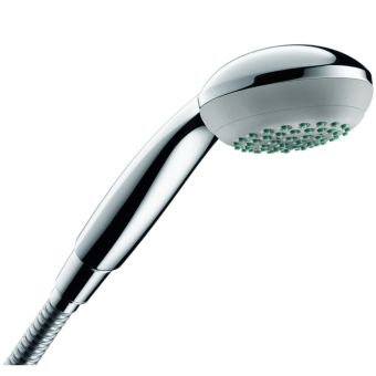 Hansgrohe Handbrause Crometta 85 Green - Duschvergnügen mit geringem Wasserverbrauch - Hansgrohe Duschbrause jetzt online bestellen - Fehr Badshop Schweiz