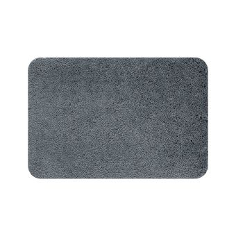 Spirella Highland Badteppich Granit 55x65 cm - flauschiger Mikrofaser-Flor, rutschfest, superweich, saugfähig und pflegeleicht für gemütliche Badezimmer-Wohlfühlmomente - Fehr Badshop Schweiz