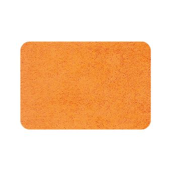 Badteppich Spirella Highland (superflauschig) - orange - 55 x 65 cm - Top-Produkte: Wäschekörbe, WC-Deckel, WC-Bürsten, Badezimmerteppiche & mehr - Top-Marken: Kleine Wolke, Wenko, Hansgrohe, Sanilo, Geberit, Laufen & Co. - Fehr Badshop Schweiz