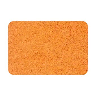 Badteppich Spirella Highland (superflauschig) - orange - 60 x 90 cm - Top-Produkte: Wäschekörbe, WC-Deckel, WC-Bürsten, Badezimmerteppiche & mehr - Top-Marken: Kleine Wolke, Wenko, Hansgrohe, Sanilo, Geberit, Laufen & Co. - Fehr Badshop Schweiz